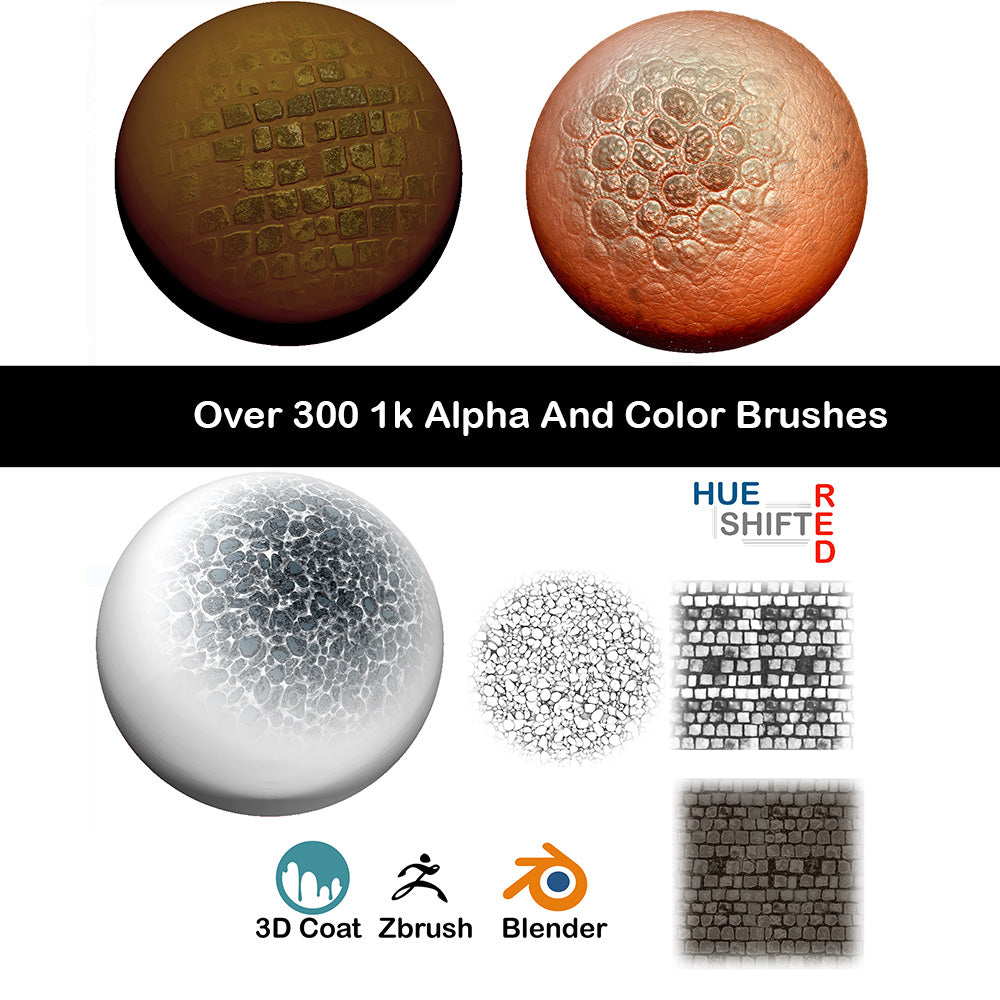 4k Alpha and Texture Brushes(digital download)
