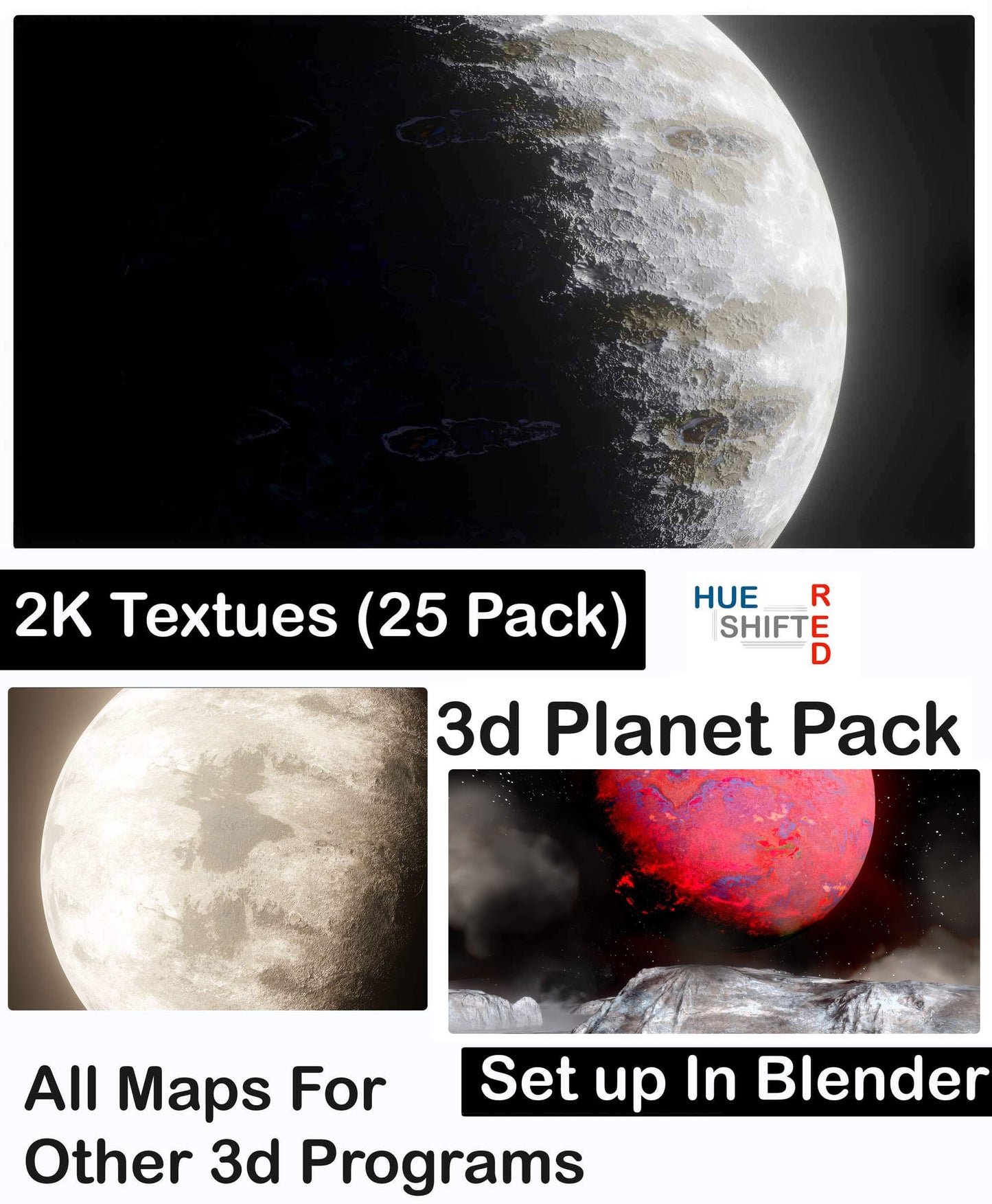 3D Planet Pack (digital download)