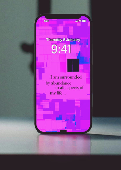 50+ Abstract affirmation screen wallpapers for phones, tablets, and pcs (digital download)