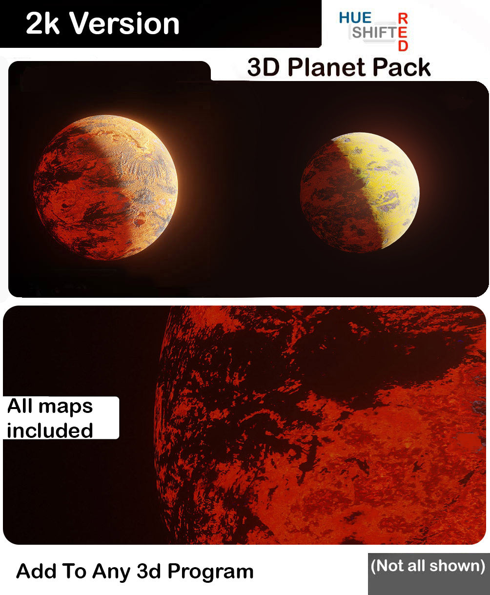 3D Planet Pack (digital download)