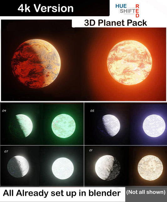 3D Planet Pack (digital download)